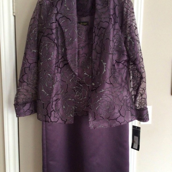 Mother of the bride purple nwt - Picture 2 of 5